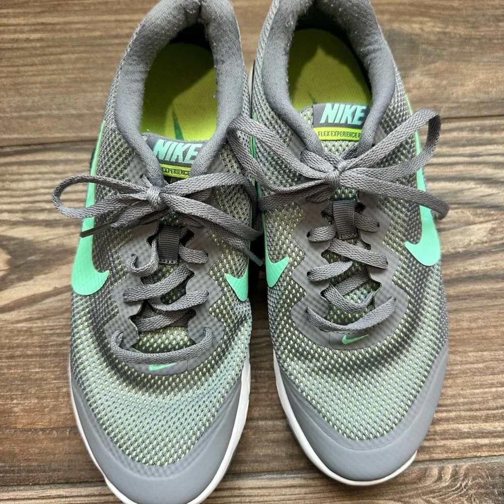 Nike Gray and Teal Athletic Sneakers